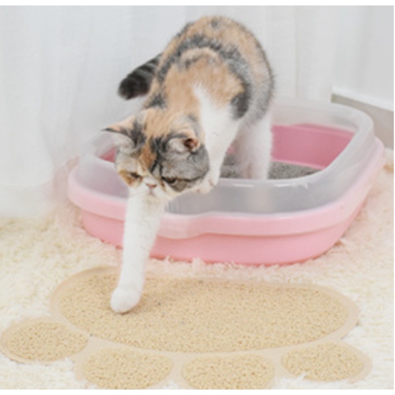 (MẪU MỚI) CHẬU VỆ SINH KÈM XẺNG CHO CHÓ MÈO SIZE NHỎ 38×30×12.5CM - LOVE PETS SHOP