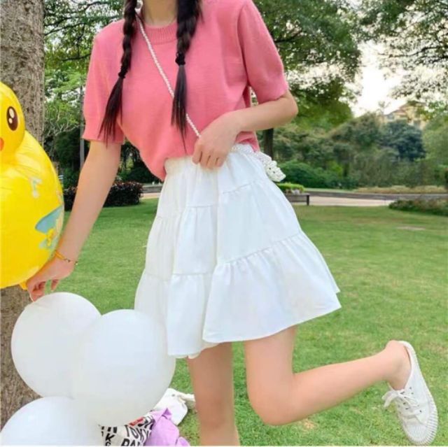 (ẢNH THẬT) CHÂN VÁY LỤA 2 LỚP LƯNG THUN CAO THỜI TRANG SIÊU HOT HIT-GIÁ RẺ VÔ ĐỊCH | BigBuy360 - bigbuy360.vn