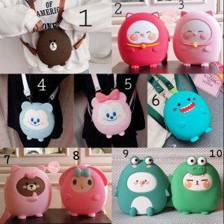 Balo 3 in 1 - Túi đeo hình thú silicone đeo 3 kiểu