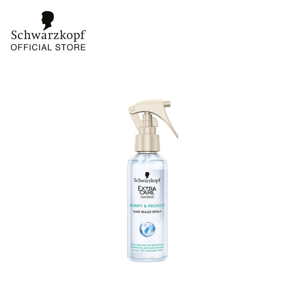 Xịt dưỡng làm sạch và bảo vệ tóc Schwarzkopf Extra Care Purify &amp; Protect Hair Sealer Spray 150ml