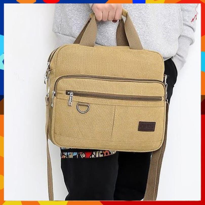 [FreeShip-Hàng Siêu Cấp] Túi xách vải bố cỡ lớn cao cấp bền đẹp-Túi đeo chéo vải bố canvas