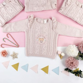 [PUPPIES CLOSET] Áo len màu hồng nhạt HM
