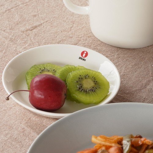 Bộ 3 đĩa sứ mini Teema Iittala Phần Lan cao cấp màu trắng