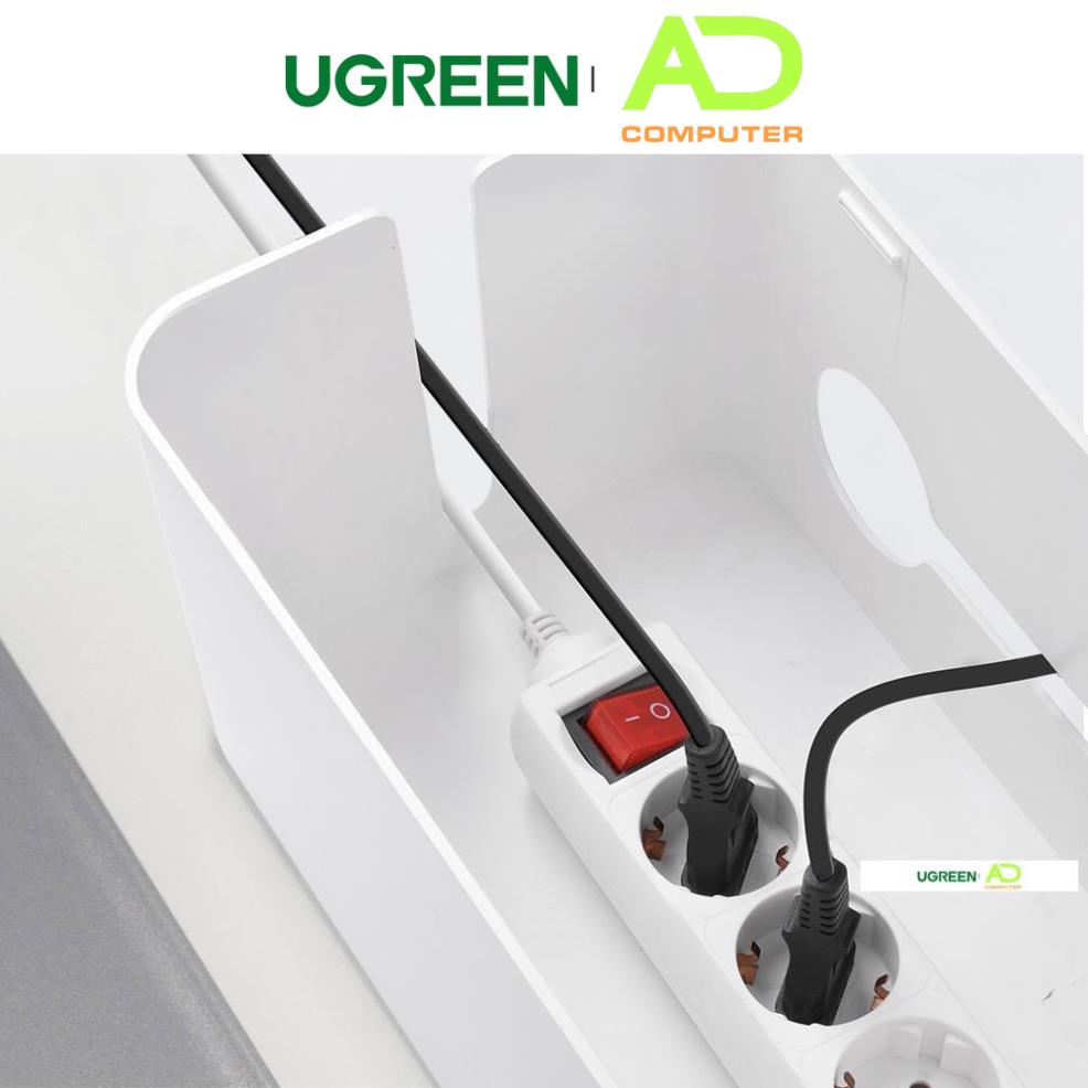 Hộp nhựa đựng ổ cắm điện UGREEN LP110 - Sắp xếp dây gọn gàng, bảo vệ an toàn cho trẻ em, nhựa ABS siêu bền và chống cháy