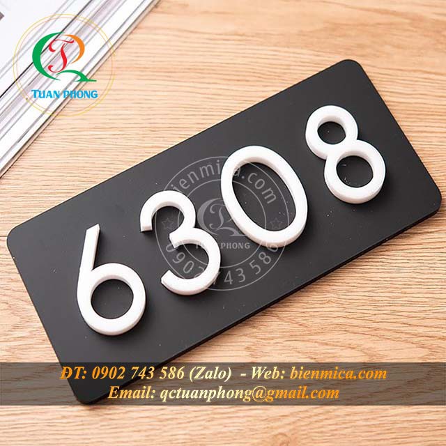 Biển Số Phòng Khách Sạn - Biển Phòng Nhà Nghỉ Đẹp. TP-BSP.04
