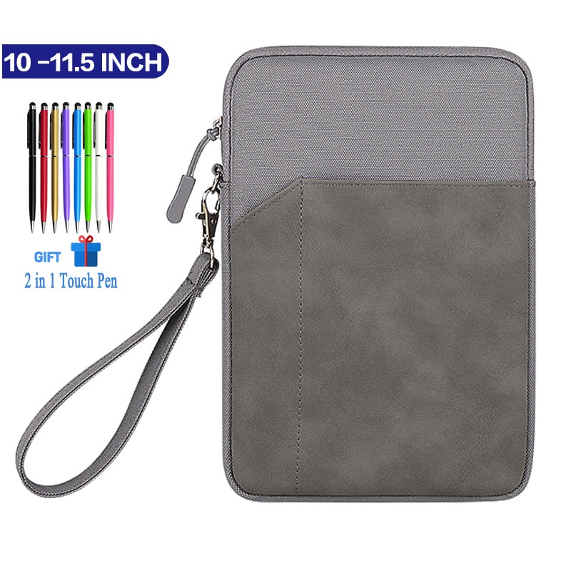 Túi đựng máy tính bảng chống sốc với khóa kéo và dây đeo chống nước bảo vệ cho Samsung Galaxy Tab S7 SM-T870 T875 T876B
