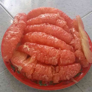 Bưởi da xanh ruột đỏ