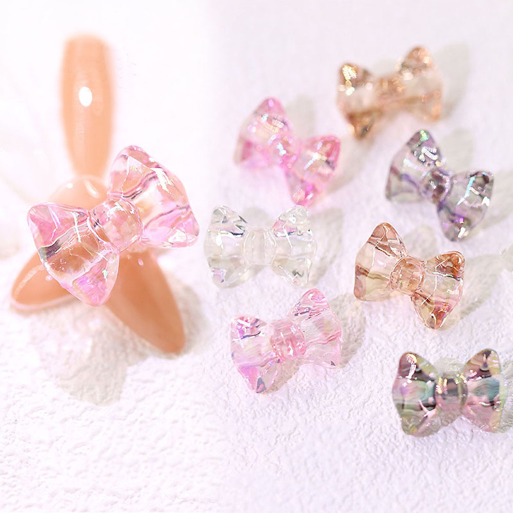 [Hàng mới về] 3 Phụ kiện đính móng hình nơ 3d