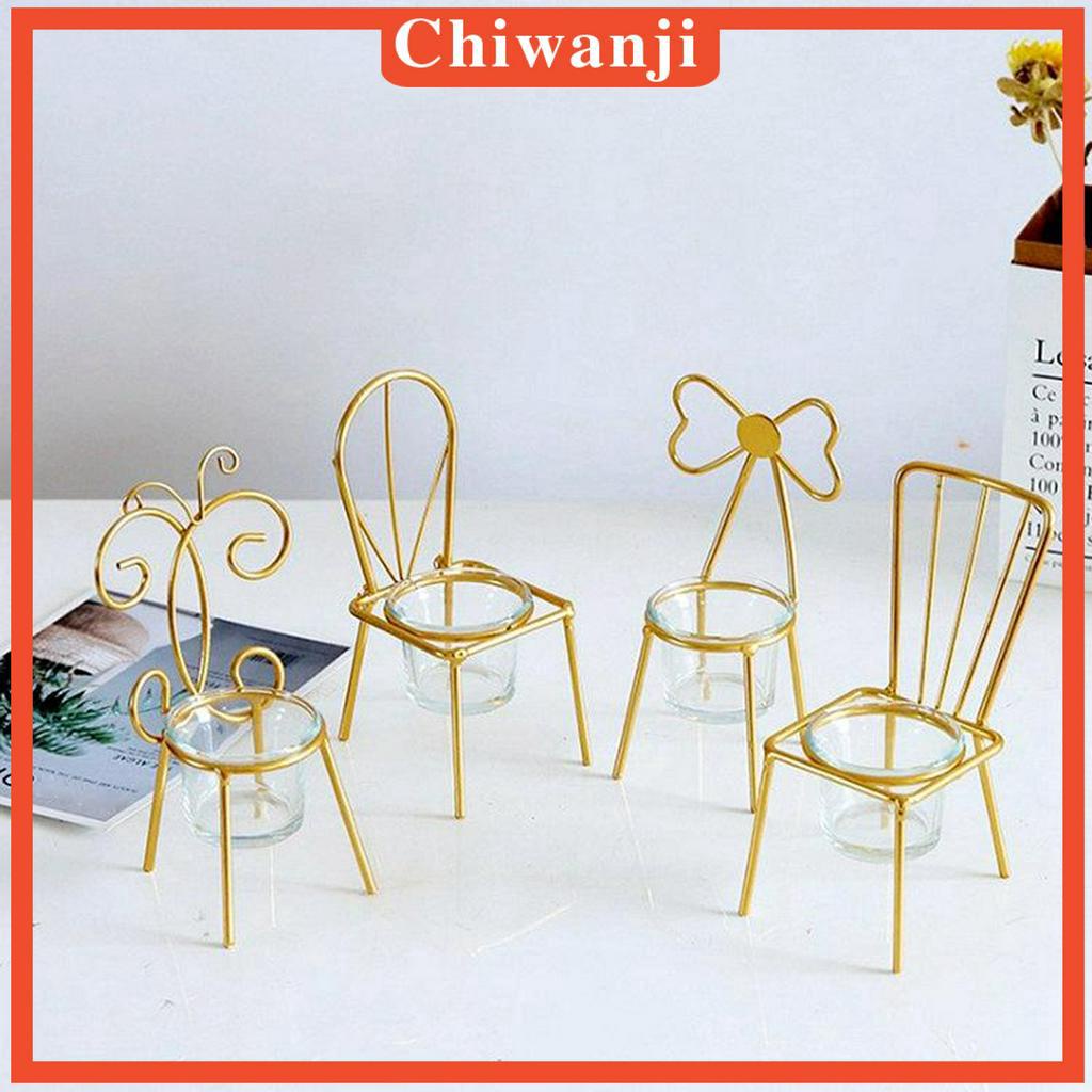Giá Đỡ Đèn Cầy / Nến Hình Học Bằng Sắt Độc Đáo Dùng Trang Trí Bàn