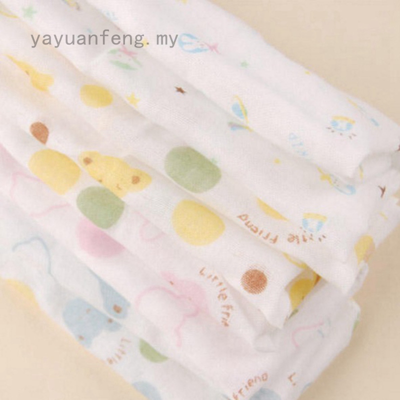 One 1 Khăn Lau Mặt / Tay / Khăn Mặt Vải Cotton Mềm Hình Vuông Cho Bé Sơ Sinh