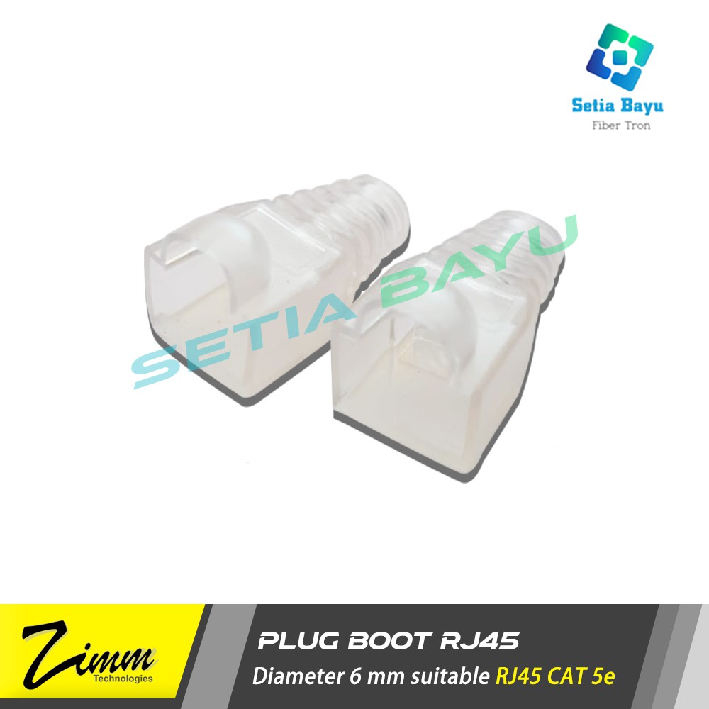 Plugboot Rj45 Utp Ftp Cat 5e Zimlink Ecer Lan Protector