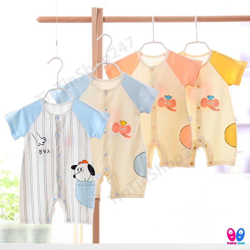 Body suit cho bé Body đùi cotton Hàng Quảng Châu SLH11