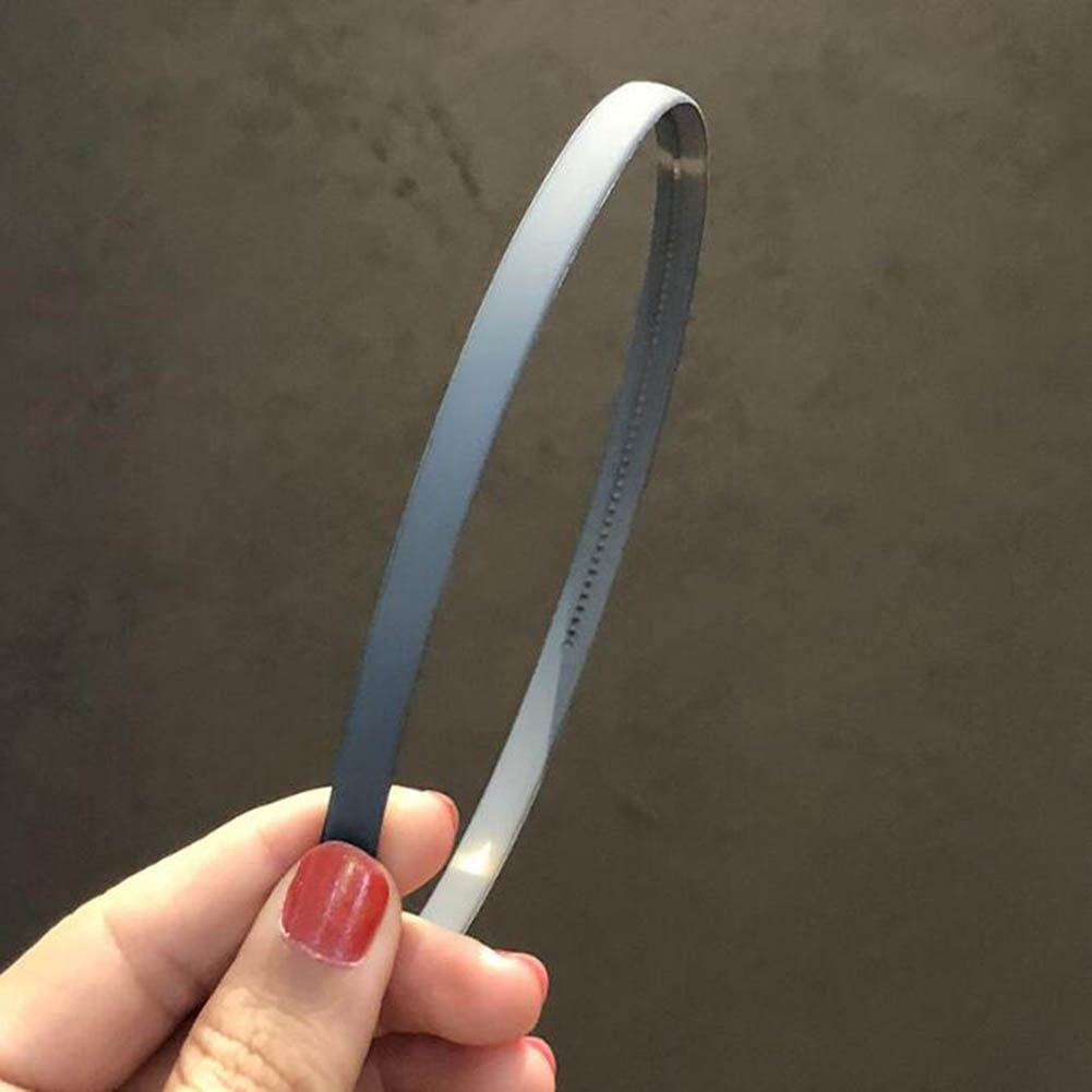 Băng đô cài tóc trơn màu đơn giản bằng nhựa dành cho nữ