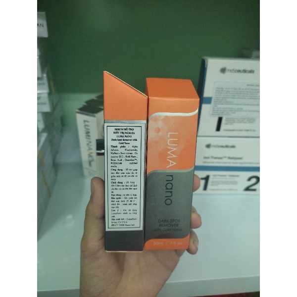 Serum giảm nám da Luma Nano Dark Sport Remover  with Gold Nano 20ml BÁC SĨ NGHĨA