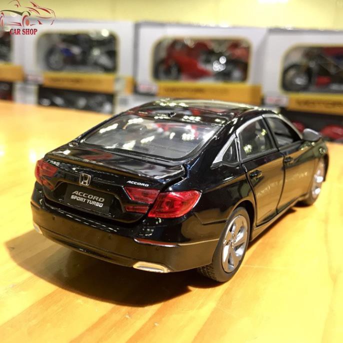 Xe mô hình hợp kim Honda Accord Sport Turbo tỉ lệ 1:32 màu đen