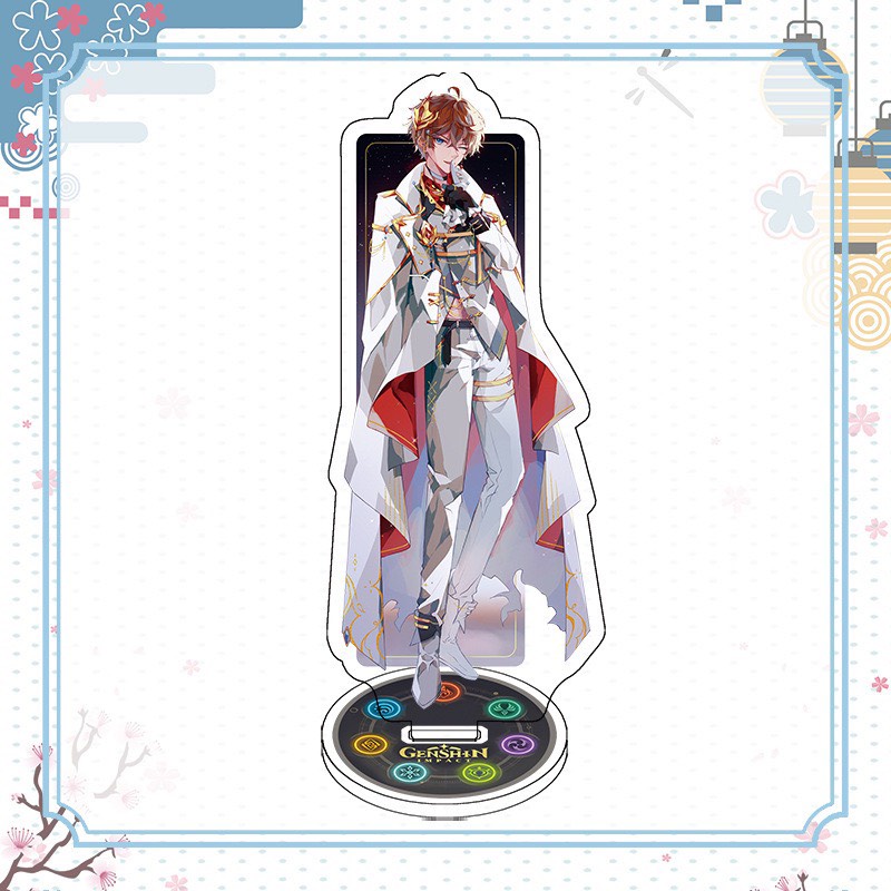 ( DẠ HỘI ) Mô hình nhân vật GENSHIN IMPACT game anime chibi standee mica acrylic trưng bày