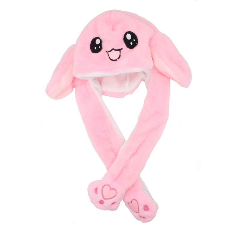 Mũ Tai Thỏ Stitch Kiểu Giật Phát Sáng