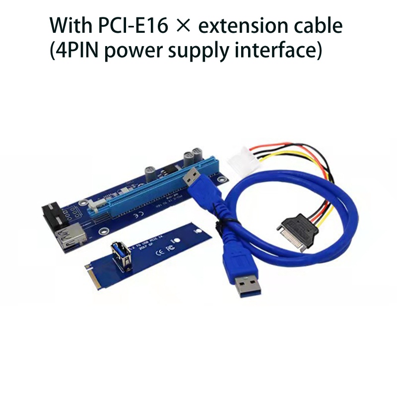 Card Chuyển Đổi PCI-E 1x Sang 16x Bitcoin Lite Từ M 2 Sang USB 3 0 M2 Cho M