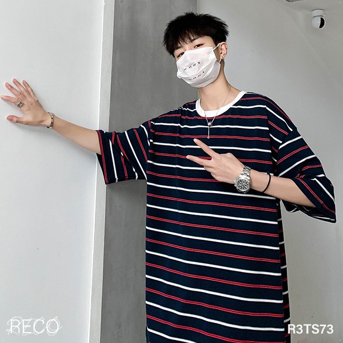 Áo thun, phông nam Hàn Quốc cao cấp dáng rộng tay lỡ T-Shirt Loose R3TS73 Unisex