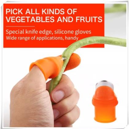 Ngón Cái Bấm Cắt Rau Củ - Nạo Gọt Tiện Lợi Chống Bẩn Móng Tay