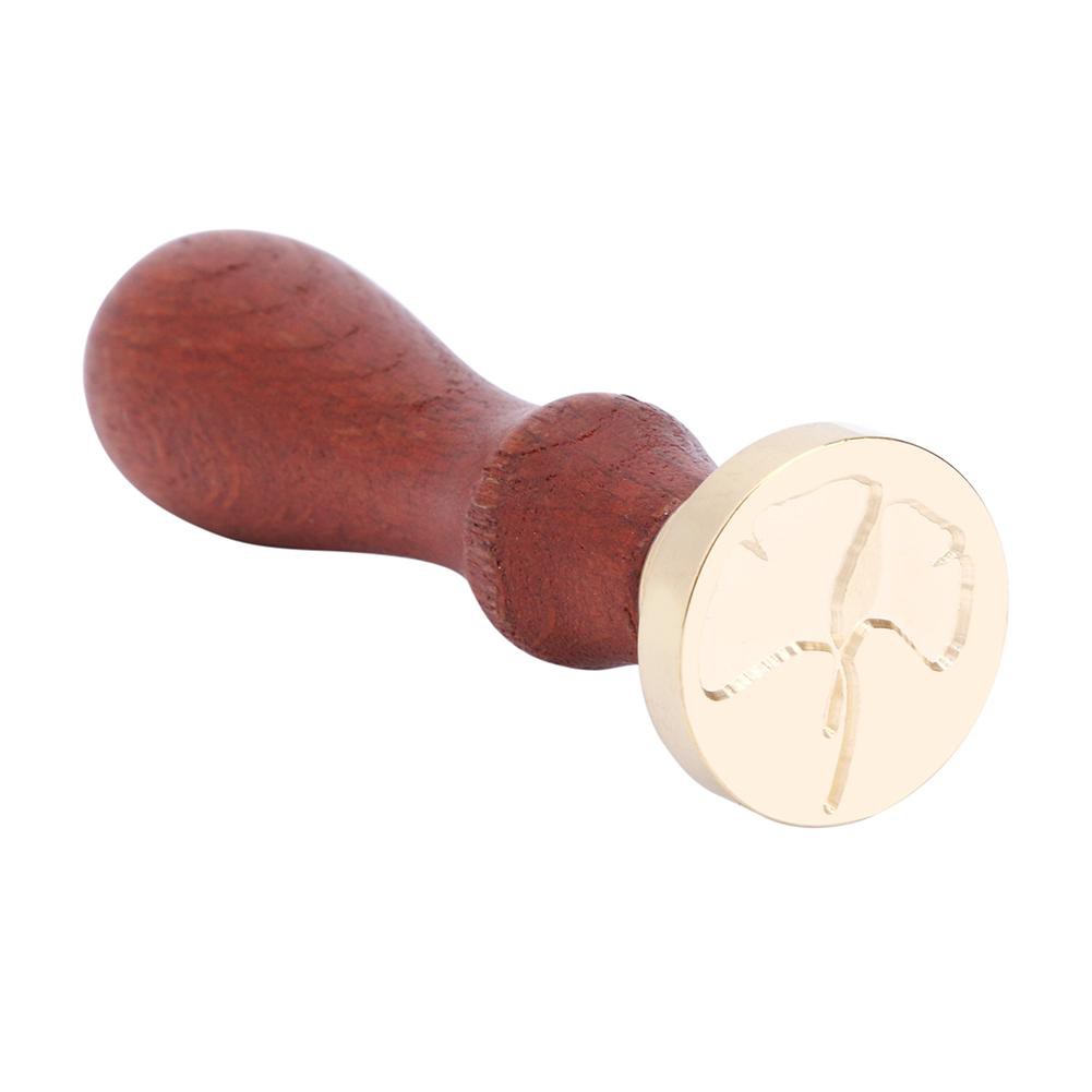 *Tre-home&amp;Living*Con dấu sáp in hoạ tiết cổ điển có tay cầm bằng gỗ