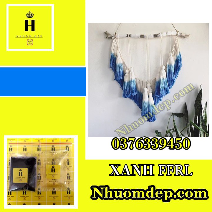 Màu nhuộm quần áo xanh Jeans