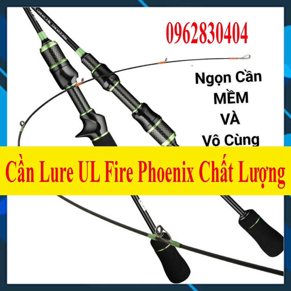 [Chất Lượng] Cần Câu Lure UL Fire Phoenix  Cần Câu Lure _ Đồ Lure Mẫu Mới Nhất 2021