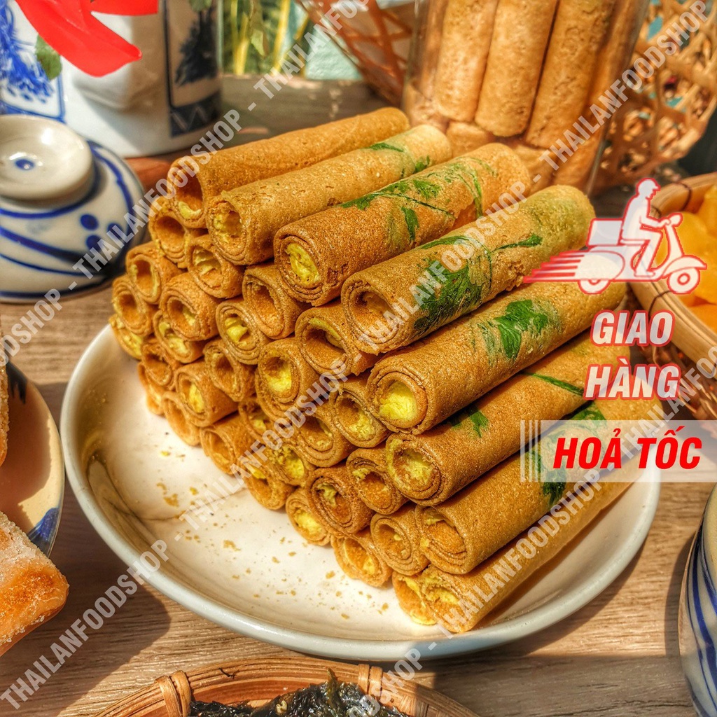 Bánh Ống Ngò Sầu Riêng Lon 400Gram