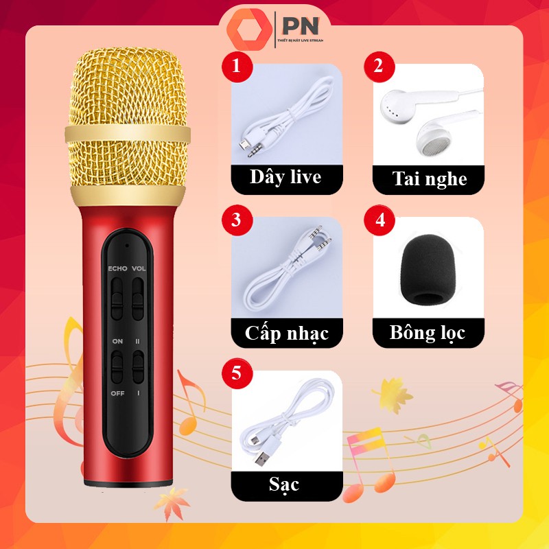 Micro C11 (BẢN NÂNG CẤP) HÁT LIVE STREAM, HÁT KARAOKE ONLINE, THU ÂM, TẶNG KÈM TAI NGHE CAO CẤP