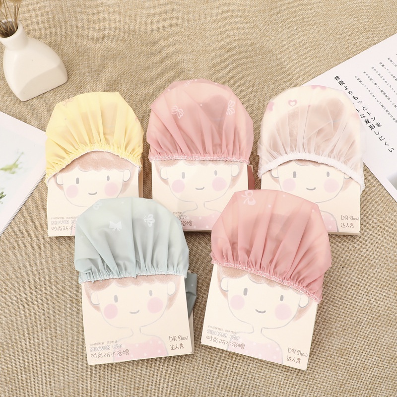 Mũ ủ tóc trùm đầu chống nước, phù hợp mọi kích thước, chống thấm siêu bền