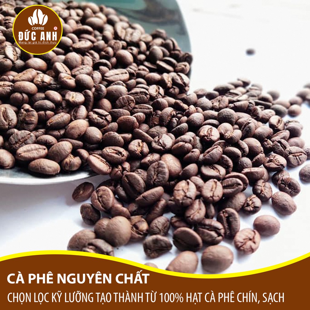 [TỈ LỆ 9:1] - 500g cà phê rang xay nguyên chất BASIC tặng 1 PHIN pha cà phê khi mua 1KG - DUC ANH COFFEE