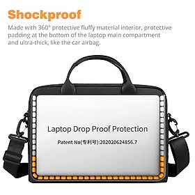Túi Đeo Wiwu Alpha Laptop Bag Chất Liệu Textured Nyclon Fabric Bền, Chống Sốc - Hàng Chính Hãng