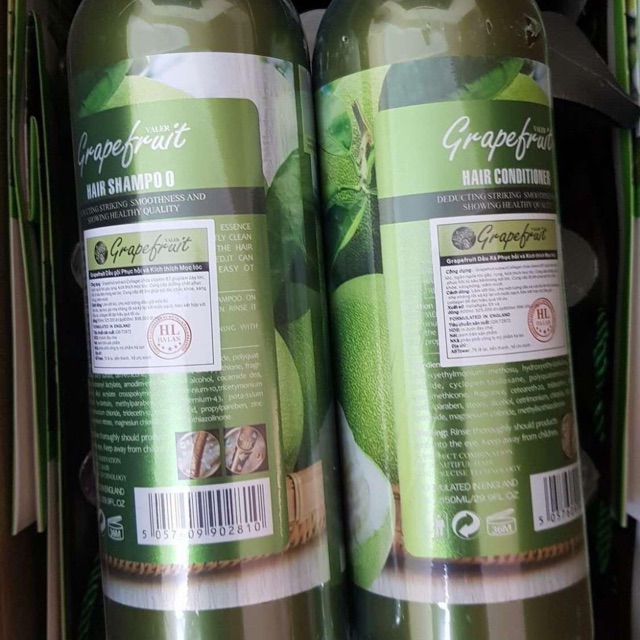 Cặp Dầu Gội Xả Grapefruit Bưởi Trị Rụng Tóc Cao Cấp