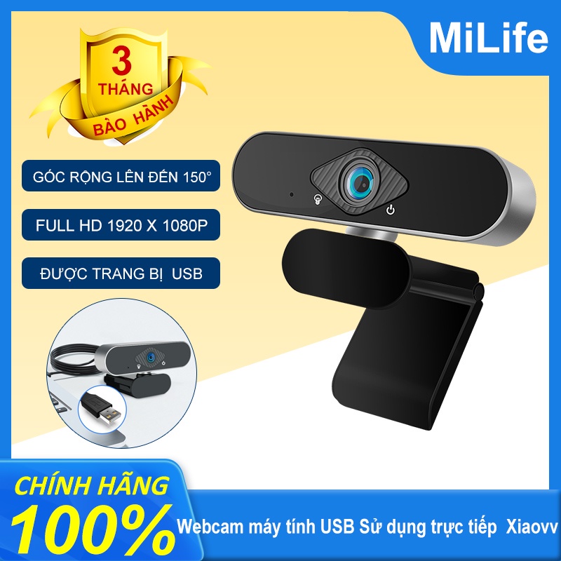 Webcam máy tính USB Sử dụng trực tiếp Xiaomi Xiaovv 6320S 1080p FullHD Rõ nét Chân thực