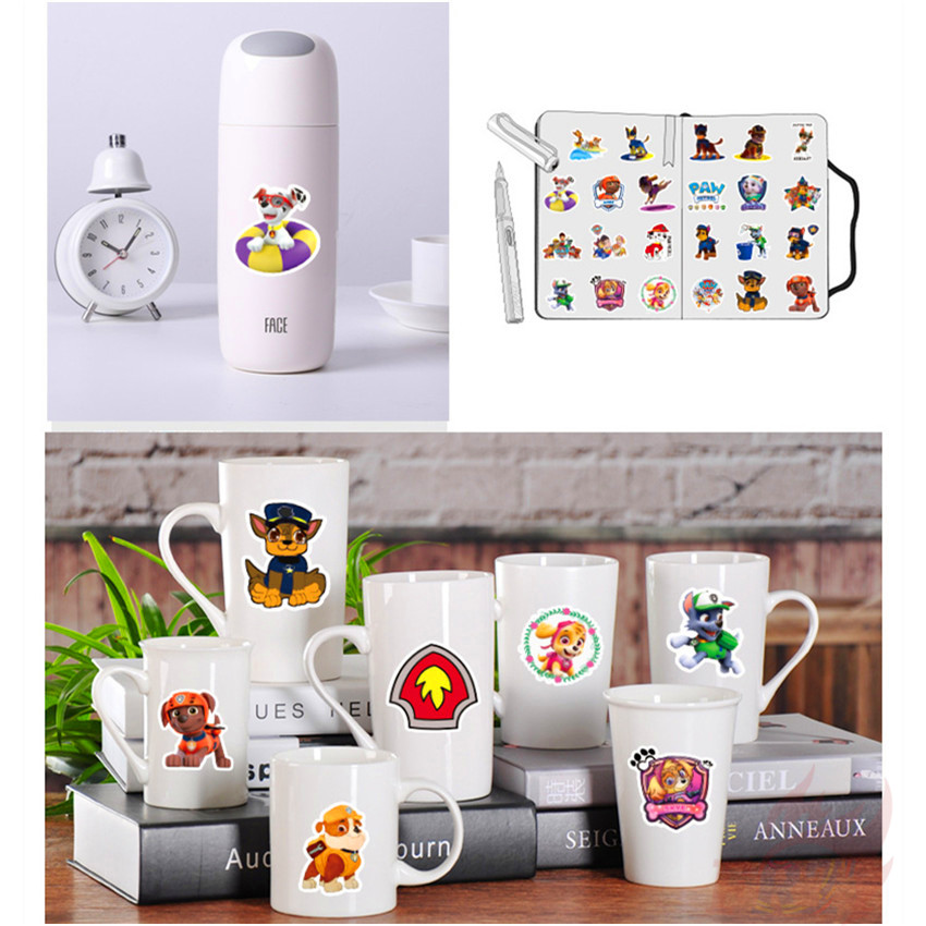 Set 100 hình dán phong cách hoạt hình Paw Patrol trang trí DIY thời trang dễ thương