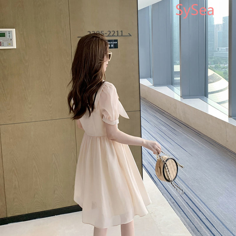 Đầm tay ngắn dáng xòe thời trang thanh lịch cho nữ | BigBuy360 - bigbuy360.vn