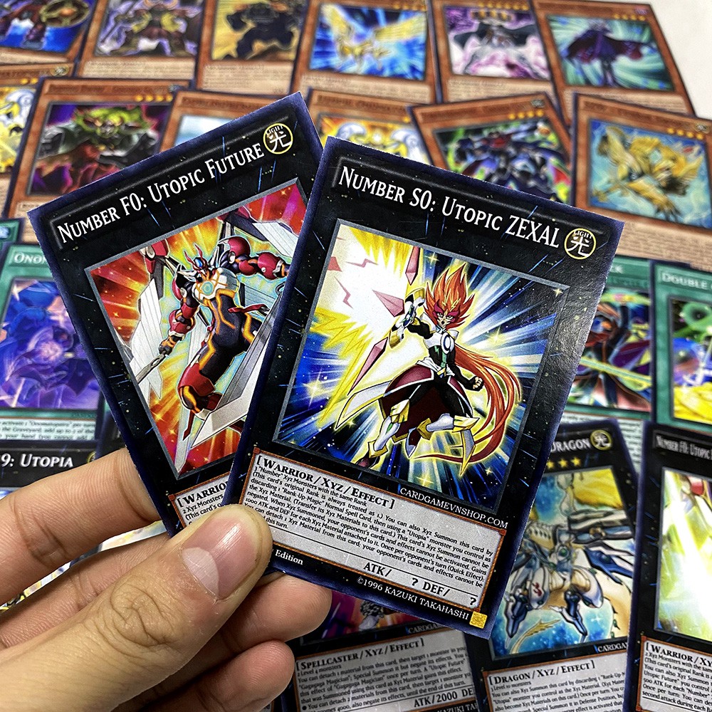 Bài Yugioh ❤️FREESHIP❤️ Thẻ bài Yugioh Xyz Yuma Tsukumo deck 54 lá