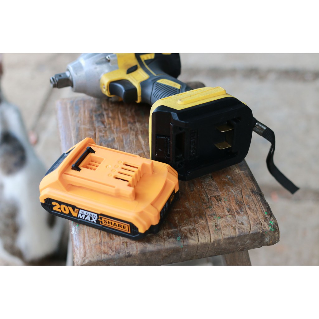 Đế chuyển pin Ingco Total 20v cho máy Makita