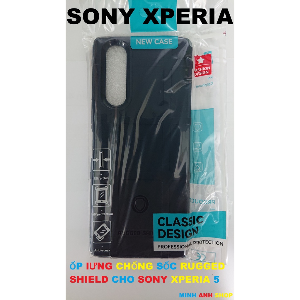 ỐP LƯNG CHÔNG SỐC RUGGED SJIELD CHO SONY XPERIA 5
