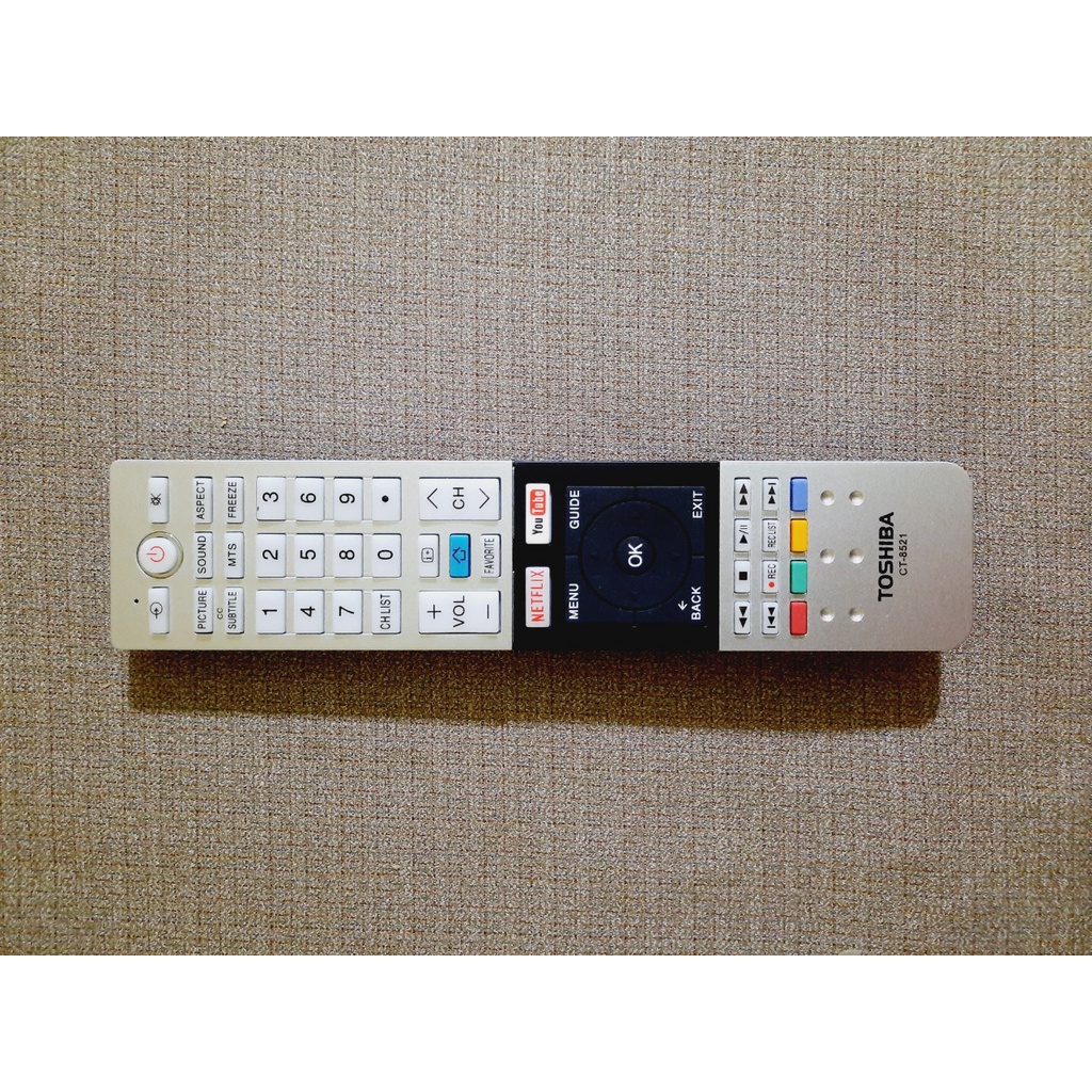 Remote Điều khiển tivi Toshiba -thay thế các dòng khiển kiểu dáng tương tự- Hàng chính hãng