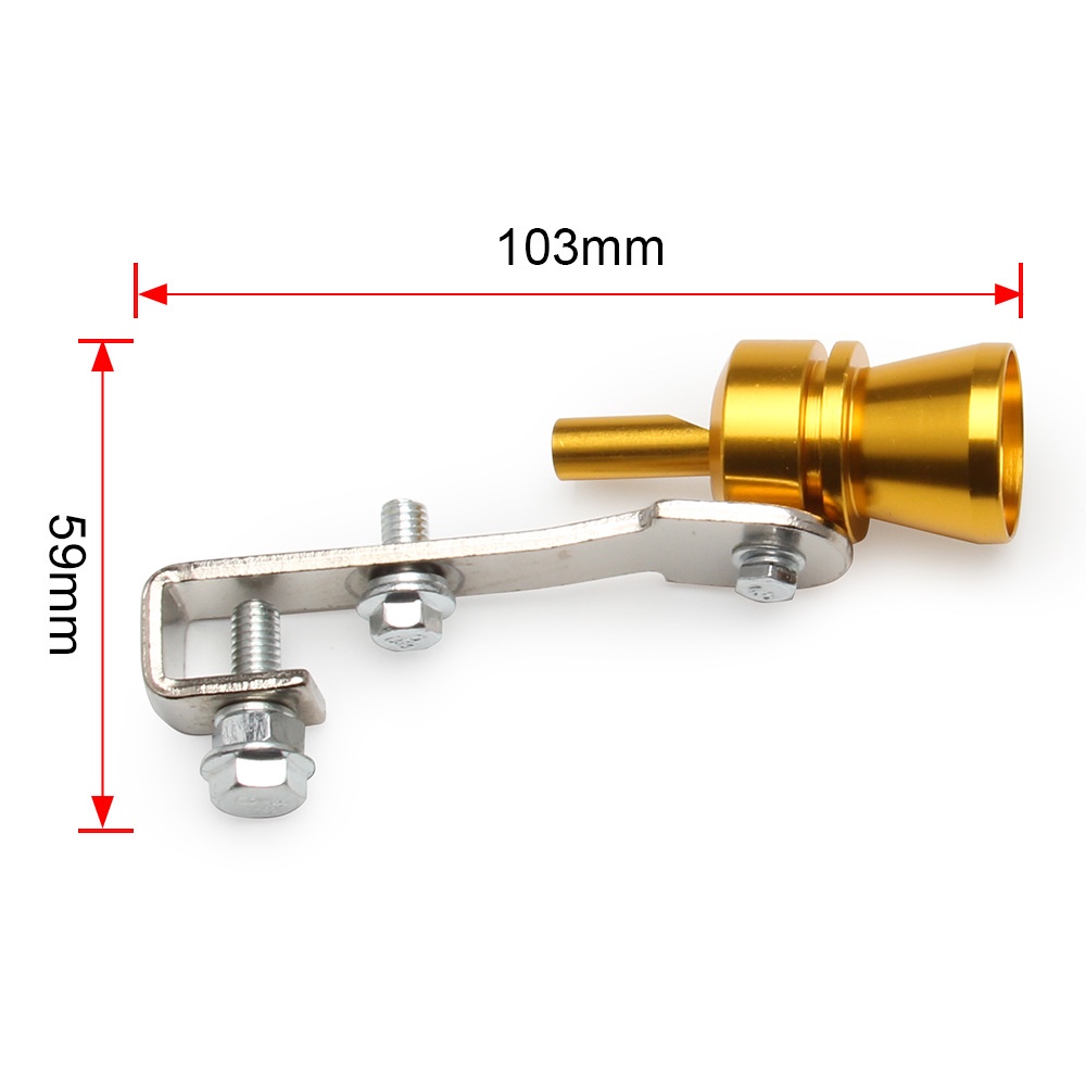 Còi Thổi Turbo Bằng Nhôm Thông Dụng Cho Ống Pô Xe Hơi