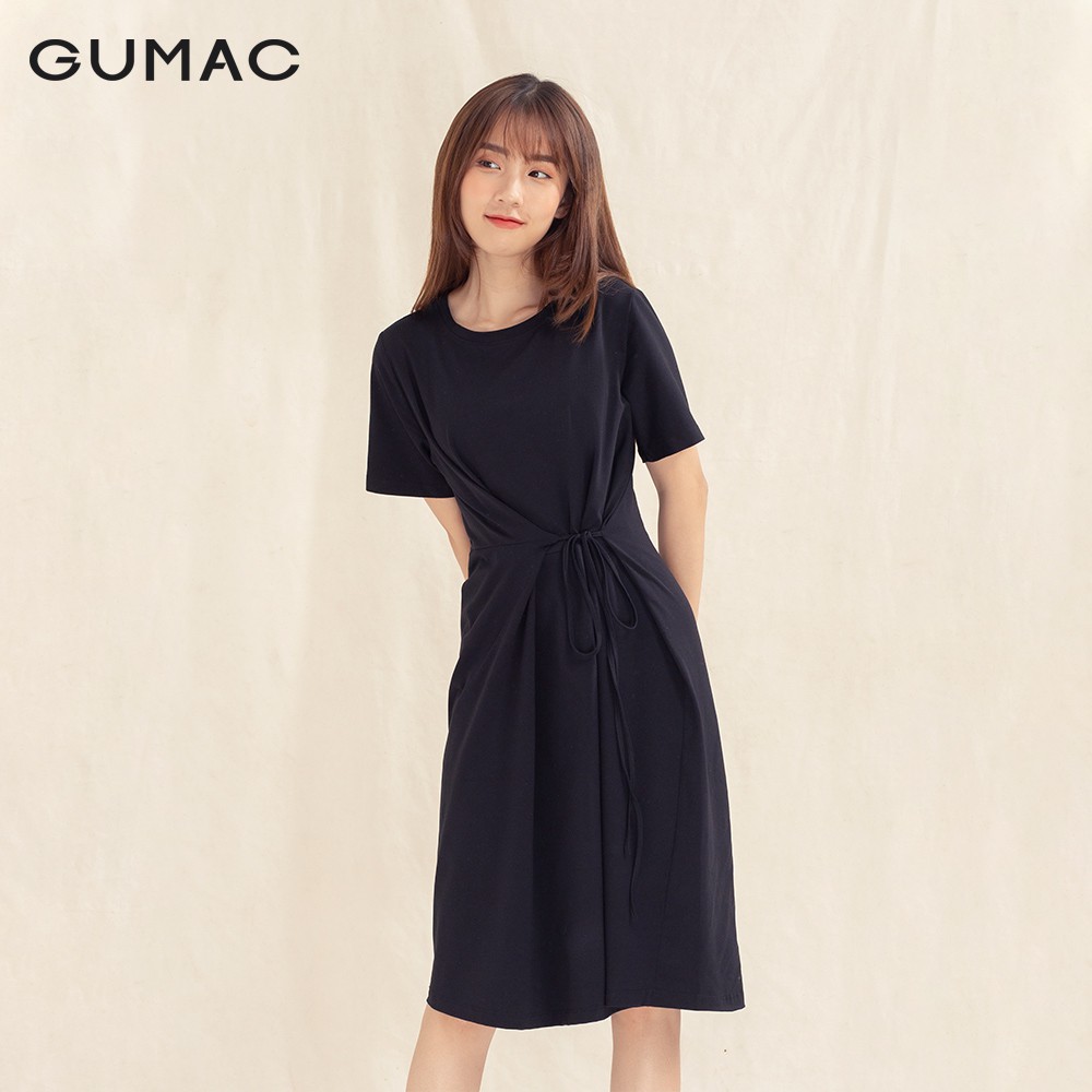 [Mã WAGU12 giảm 20% tối đa 50k đơn 150k] Đầm thắt dây eo DA1010 GUMAC | BigBuy360 - bigbuy360.vn