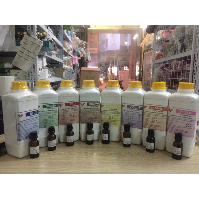 Màu dầu thực phẩm chai 50ml