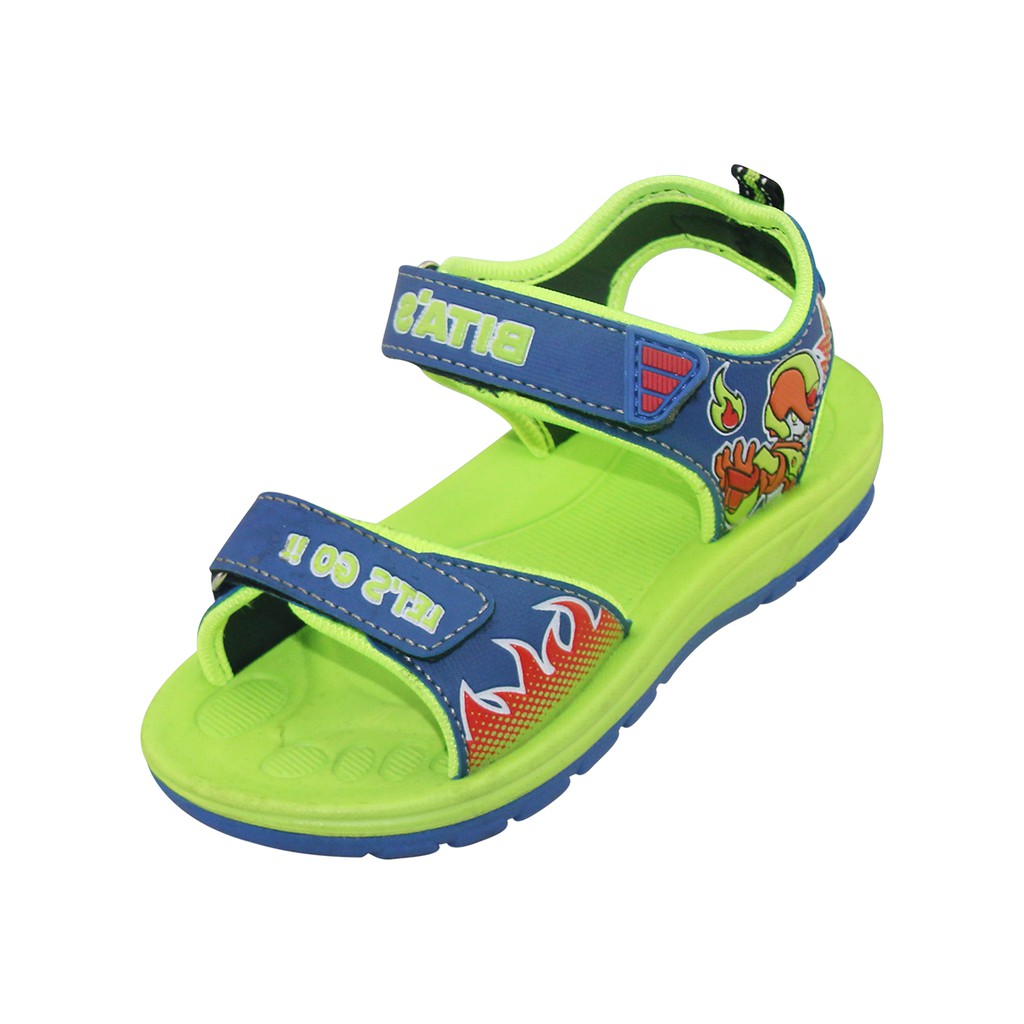 Sandal Bitas đế bằng bé trai - SETY.13 Xanh Minơ