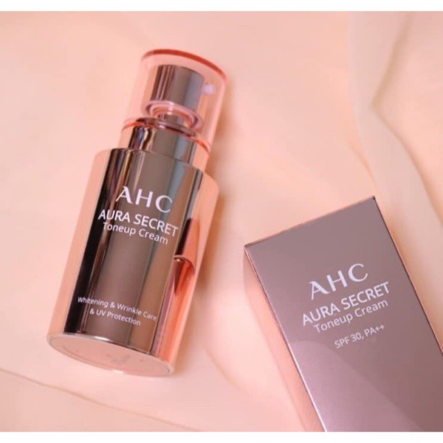 KEM DƯỠNG DA TRẮNG HỒNG AHC AURA SECRET TONE UP CREAM