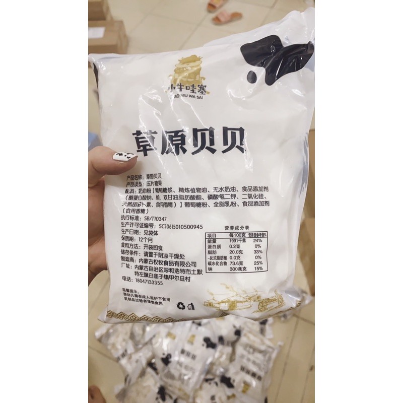 Kẹo sữa bò non nén- gói 500g