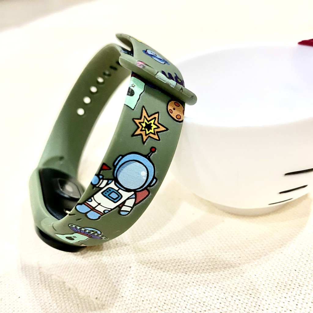 Dây đeo silicon nhiều màu cho đồng hồ Xiaomi Mi Band 5 6 4 3