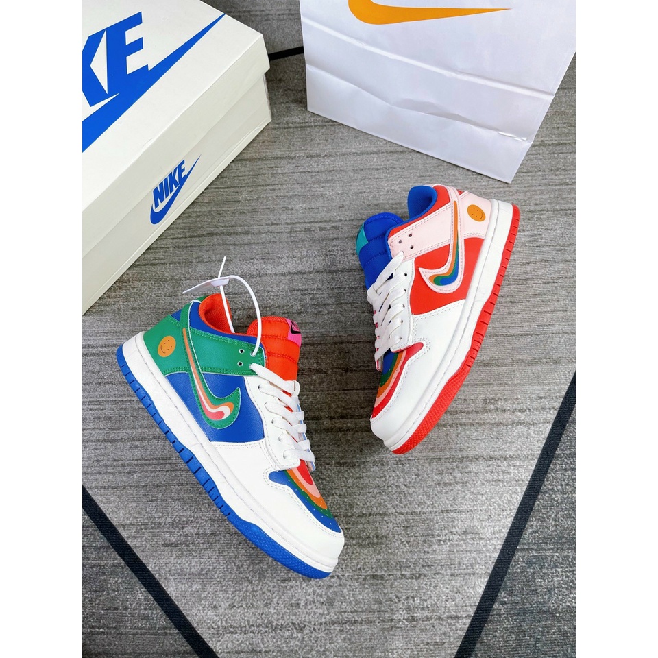 Giày Nike_7 Màu AF1, Giày Air Force 1 SB Bảy Màu Hàng Cao Cấp Kèm Phụ Kiện