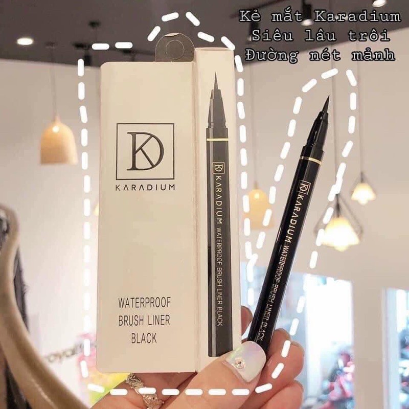 Kẻ Mắt Dạ Karadium Waterproof Brush Liner Black | BigBuy360 - bigbuy360.vn