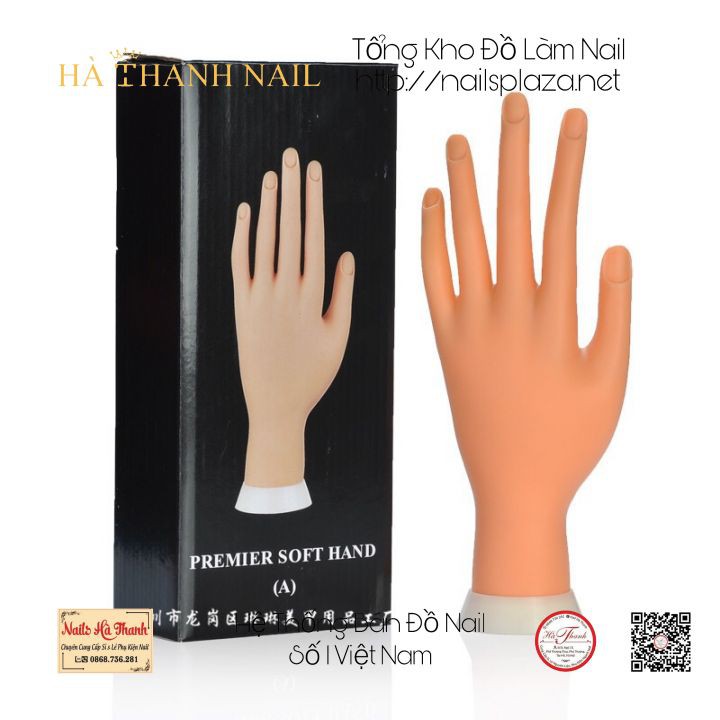 [ Hàng HotDeal ] Bàn Tay Giả Silicon Tập Làm Nail